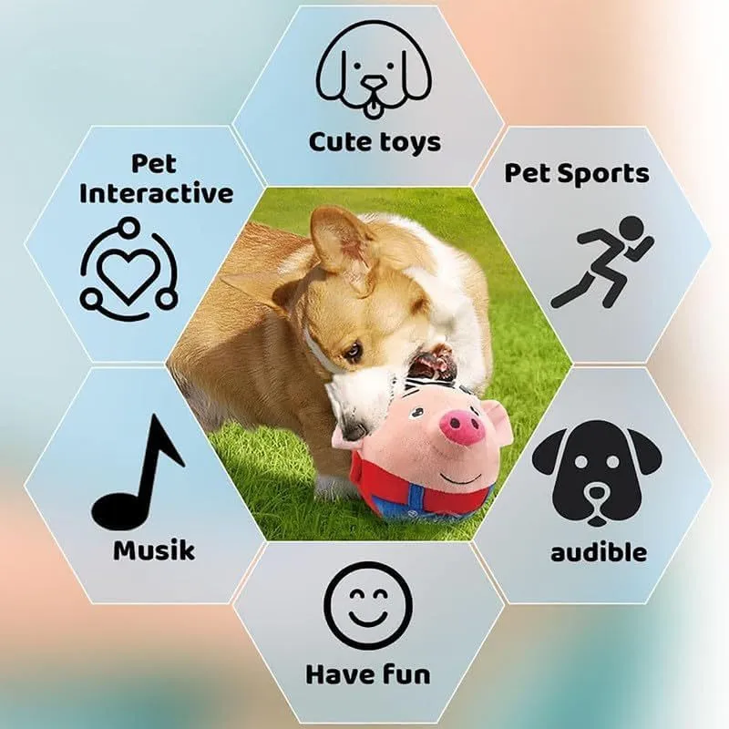 Active Moving Pet Plush Toy