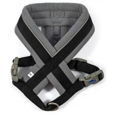 Ancol Viva Reflective Padded Adjustable Harness - Black