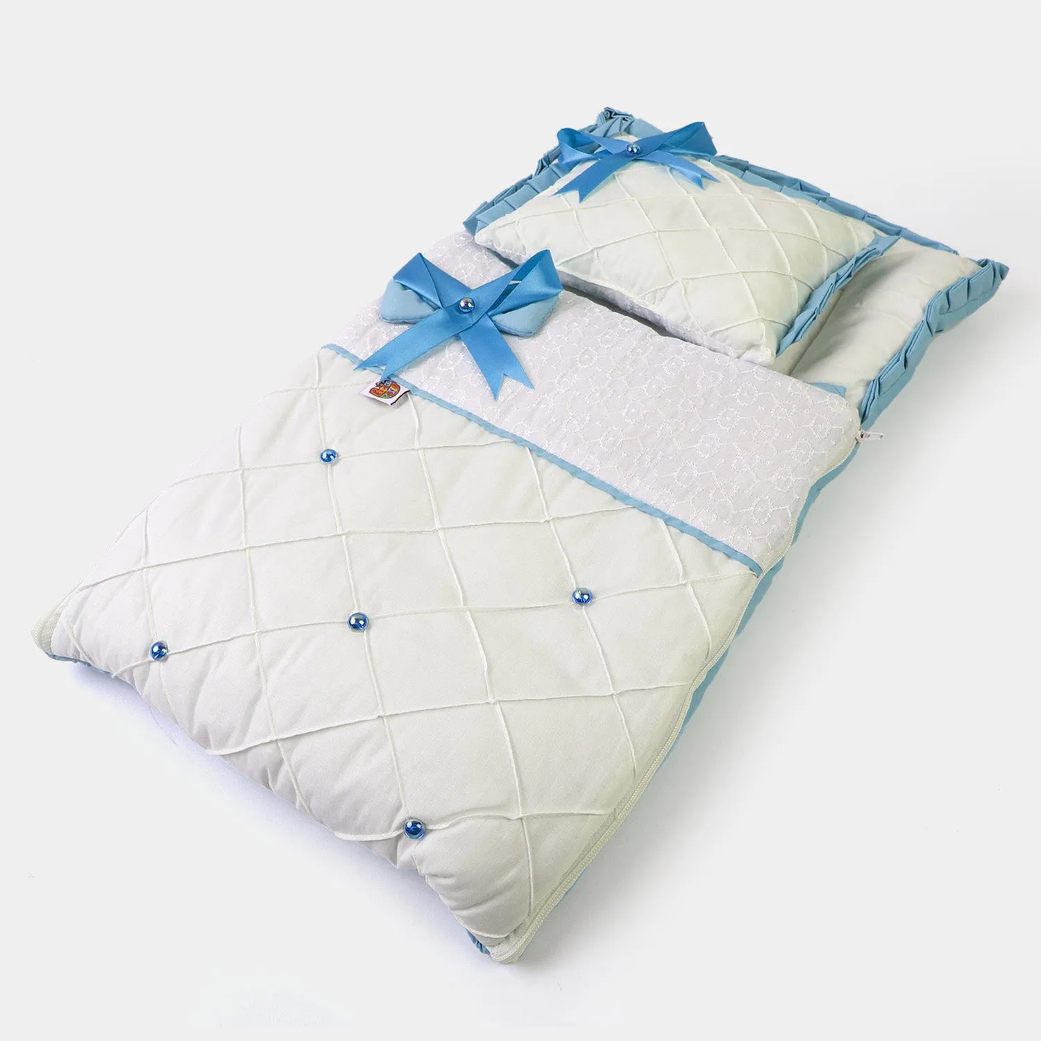 Baby Carry Nest Fancy 2PCs | SKY BLUE