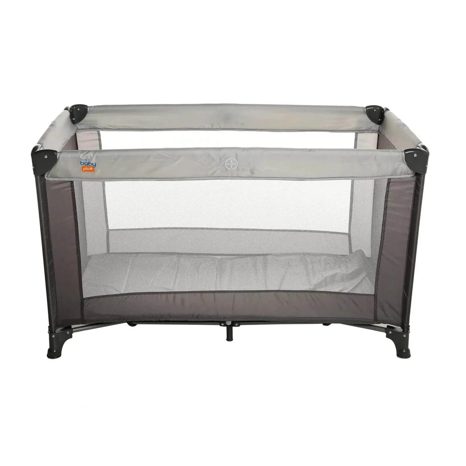 baby plus Eco Travel Cot - Grey