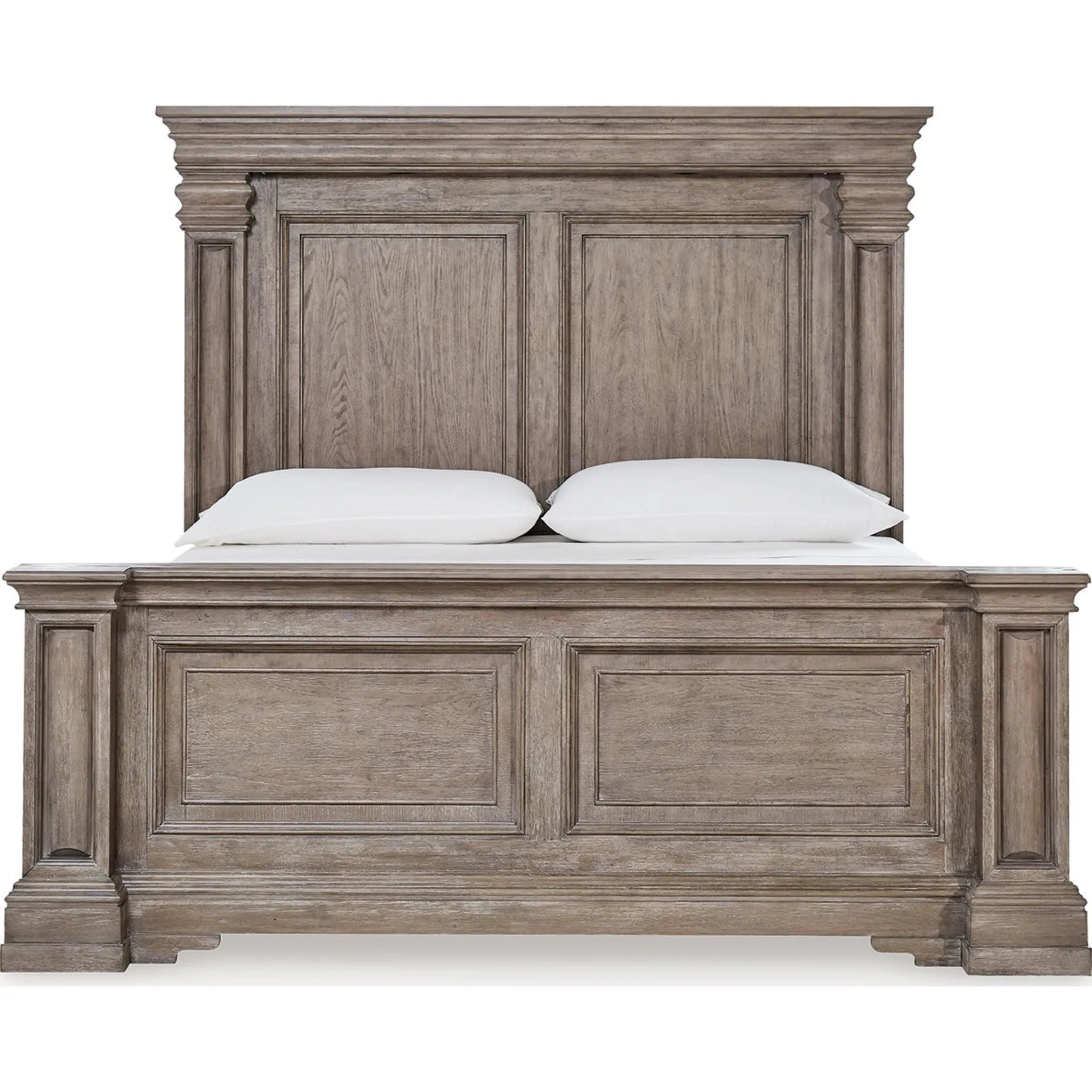 Blairhurst King Panel Bed - Light Grayish Brown