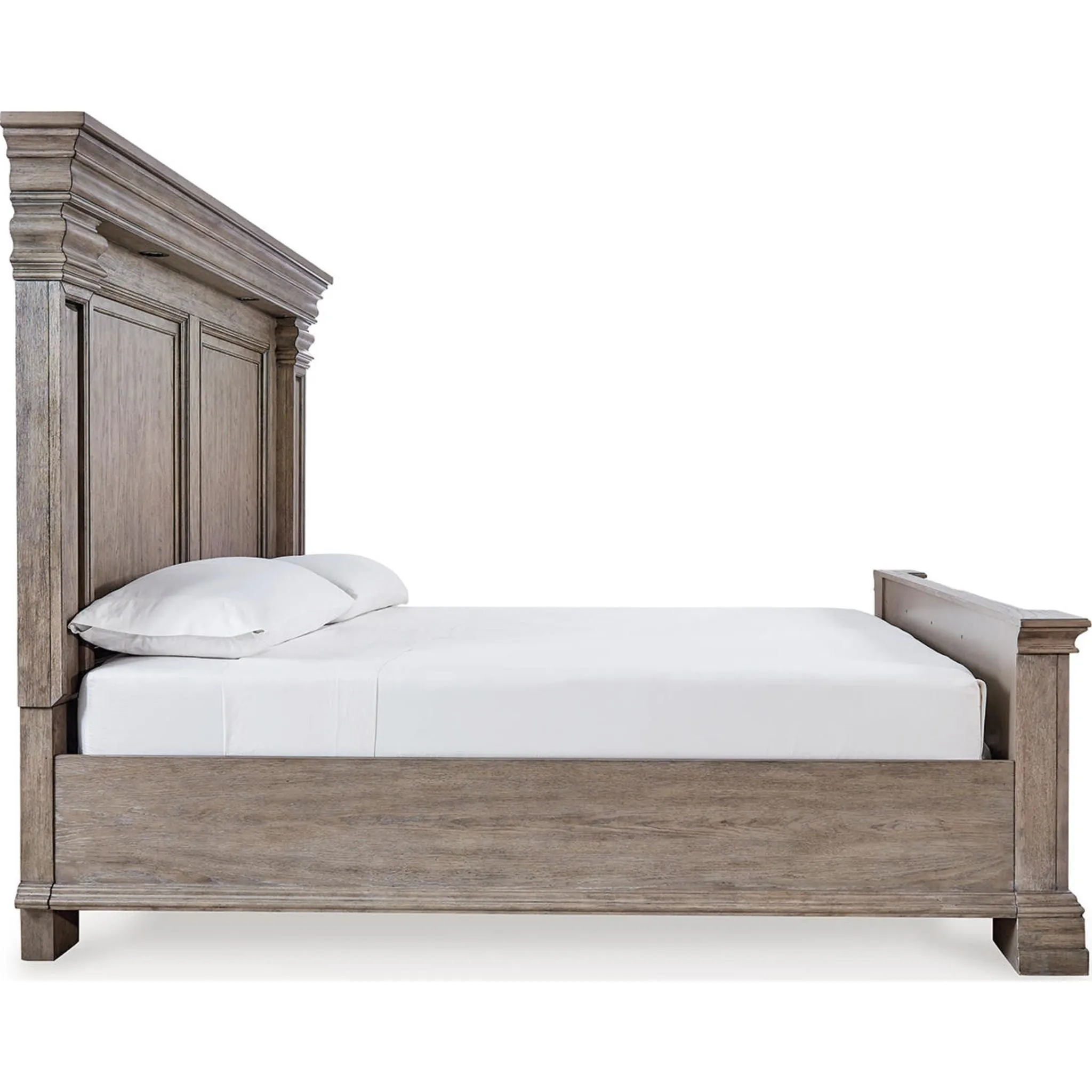 Blairhurst King Panel Bed - Light Grayish Brown