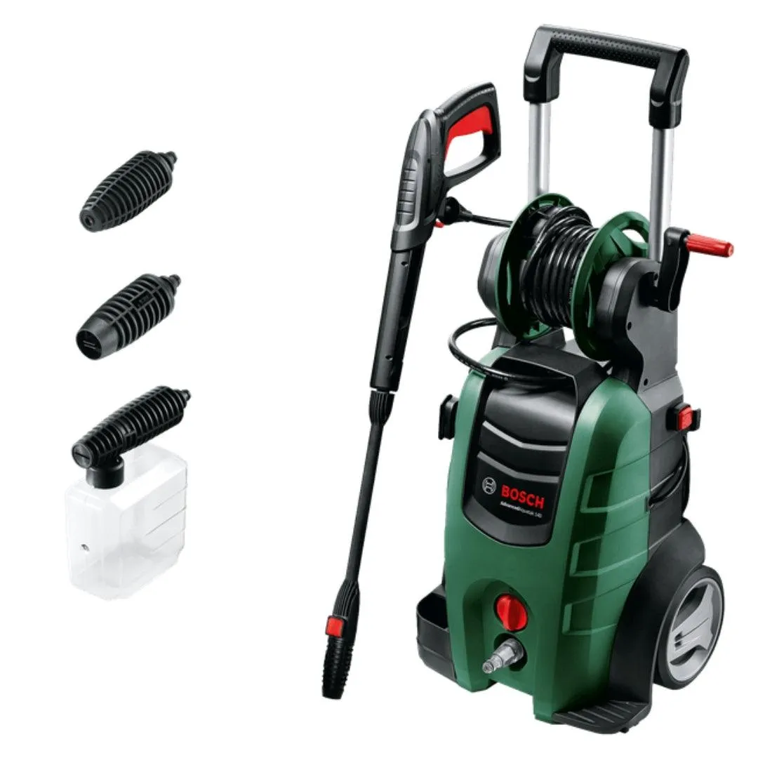 Bosch Pressure Washer Advanced Aquatak 140 | 2100W Powerful Motor | 7.5 L/H Water Flow | Compact & Portable | Premium Accessories