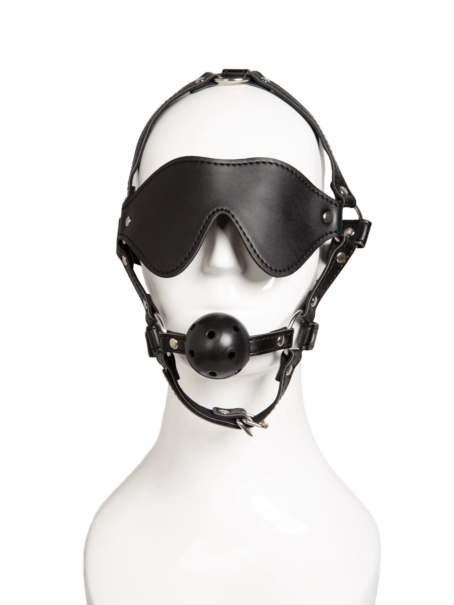 Bound to Excite Blindfold & Gag Head Harness