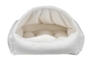 Bowsers Canopy Bed Winter White Faux Fur