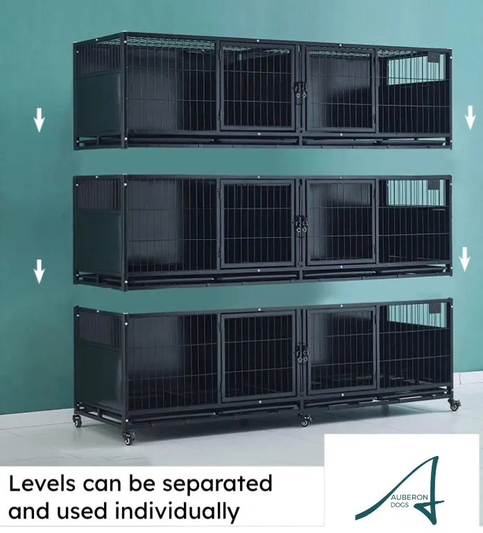 Breeders Deluxe 3 Level 9 Berth Cages Crates enclosed privacy high quality multifunctional safe secure hygienic