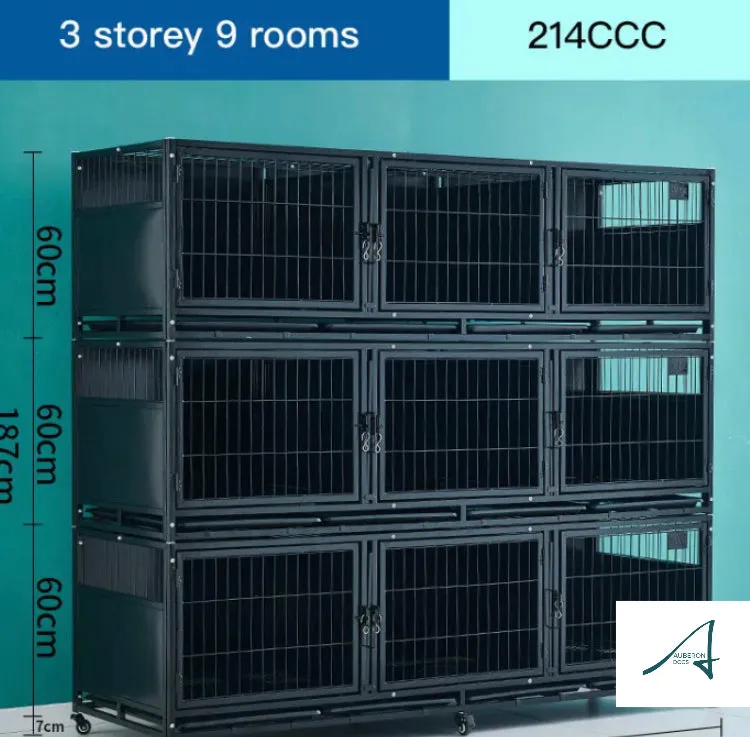 Breeders Deluxe 3 Level 9 Berth Cages Crates enclosed privacy high quality multifunctional safe secure hygienic