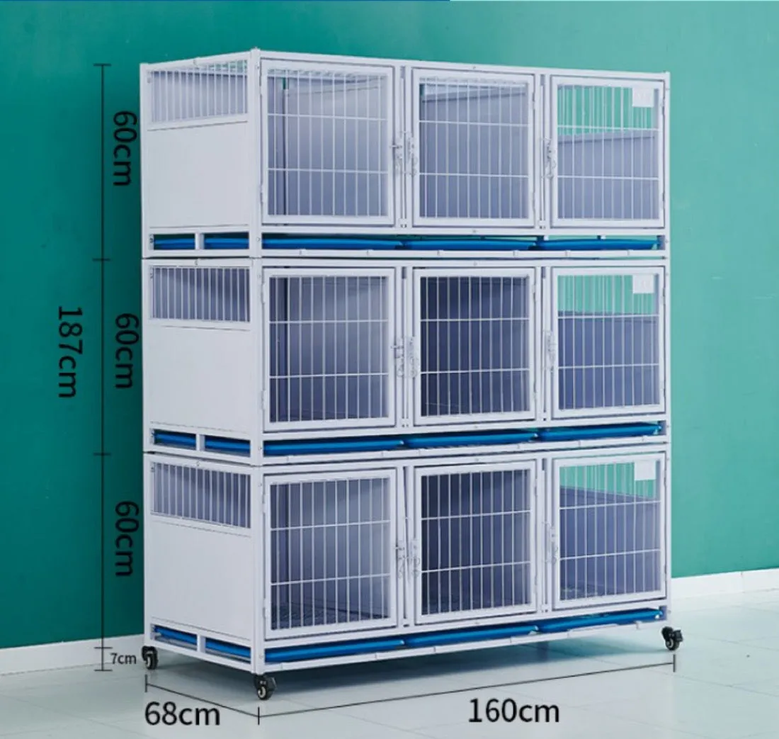 Breeders Deluxe 3 Level 9 Berth Cages Crates enclosed privacy high quality multifunctional safe secure hygienic