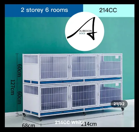 Breeders Deluxe 3 Level 9 Berth Cages Crates enclosed privacy high quality multifunctional safe secure hygienic