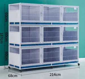 Breeders Deluxe 3 Level 9 Berth Cages Crates enclosed privacy high quality multifunctional safe secure hygienic