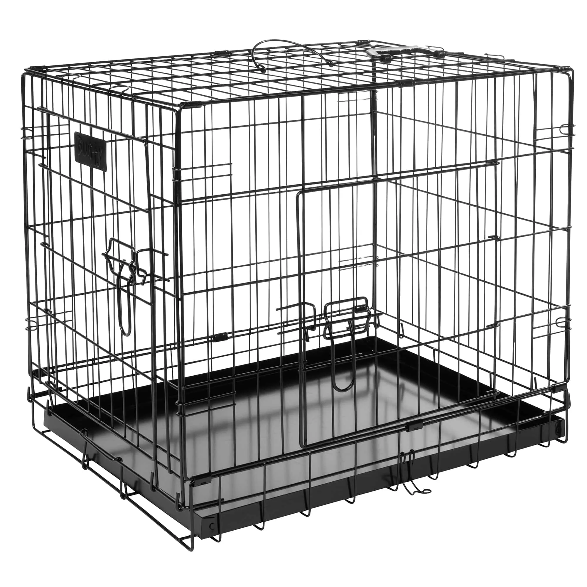 Bunty Metal Dog Cage Crate Bed Portable Pet Puppy Training Travel Carrier Basket