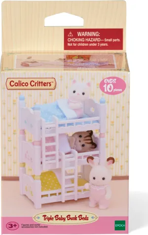 Calico Critters Triple Baby Bunk Beds