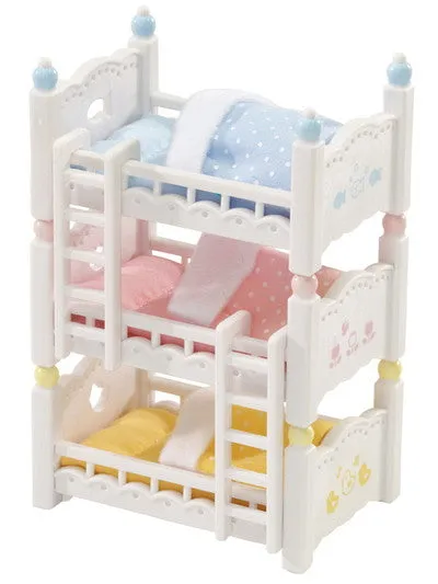 Calico Critters Triple Baby Bunk Beds