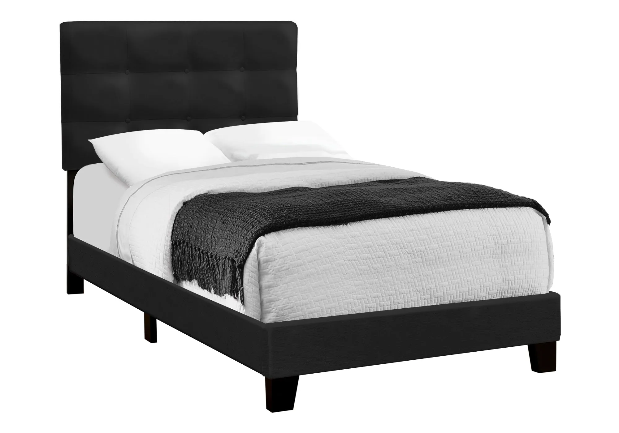 Chic Twin Size Platform Bed Frame