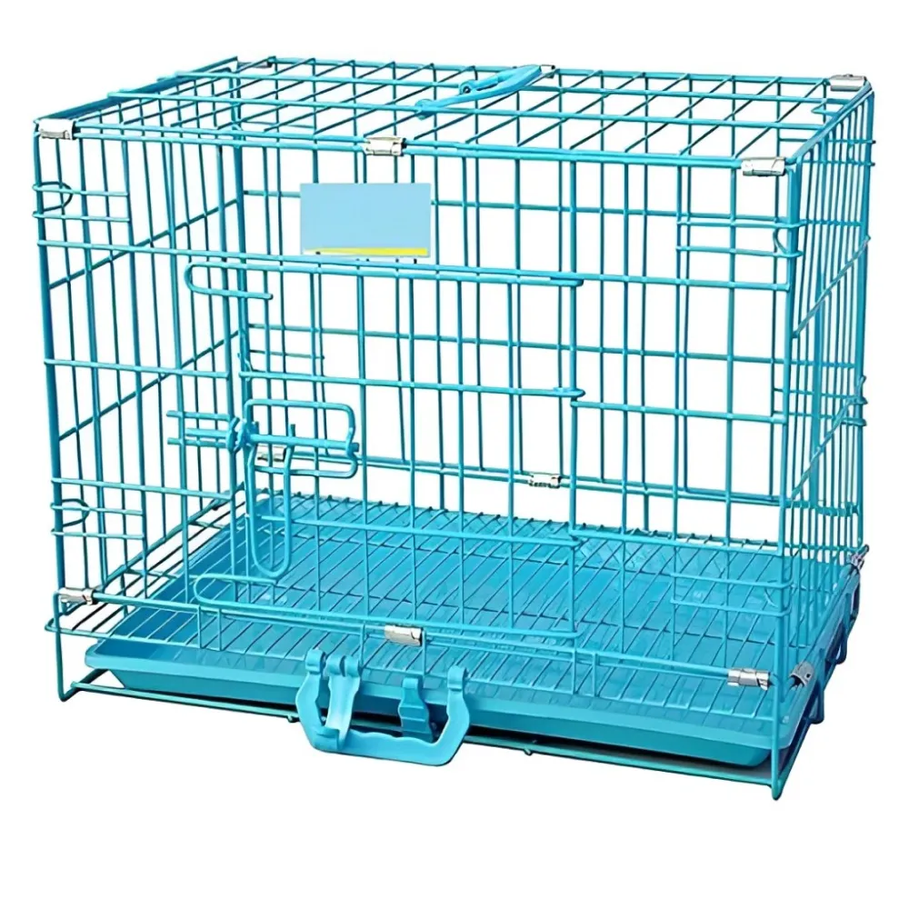 Chullbull Dual Door Heavy Duty Iron Powder Coated with Removable Tray Carrier for Dogs and Cats