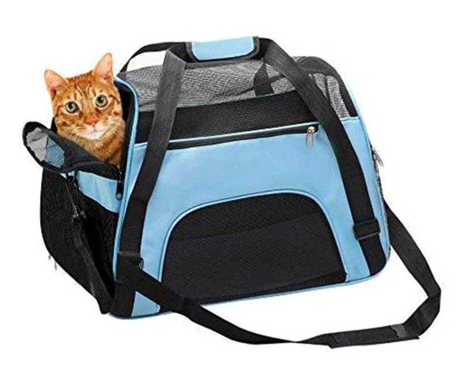 Compact Small Pet Carrier Bag - Comfortable Travel for Your Little Companion!