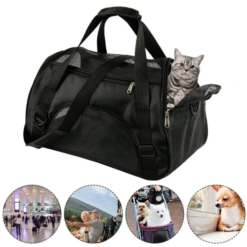 Compact Small Pet Carrier Bag - Comfortable Travel for Your Little Companion!