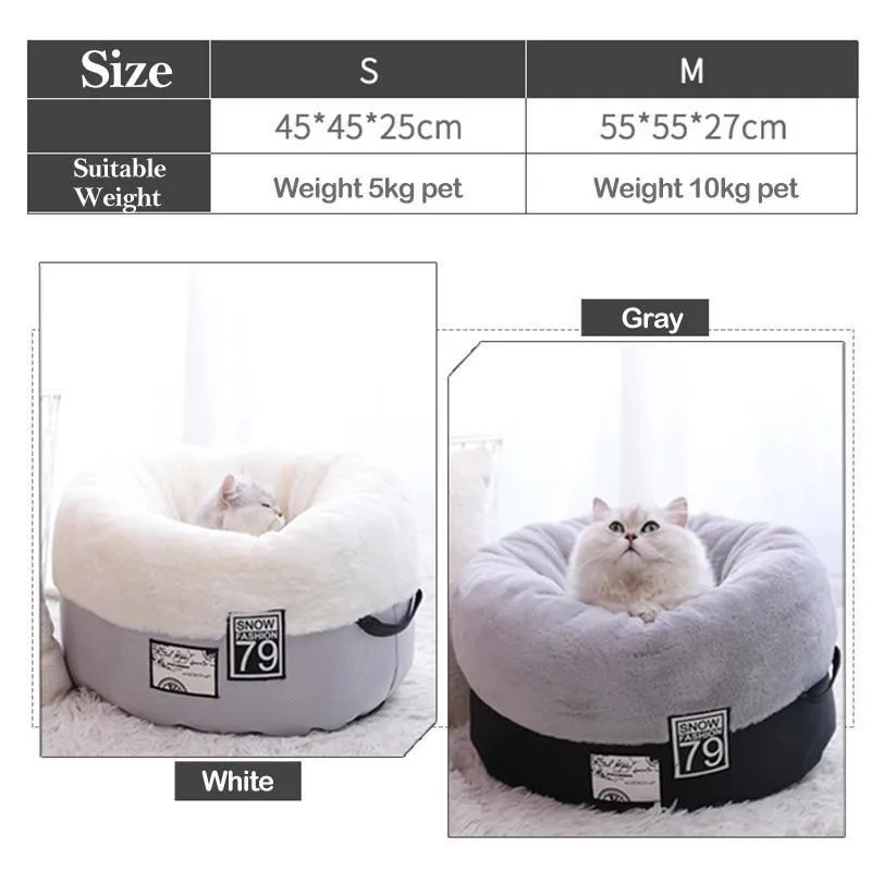 Cozy Pet Bed for Cat and Dog