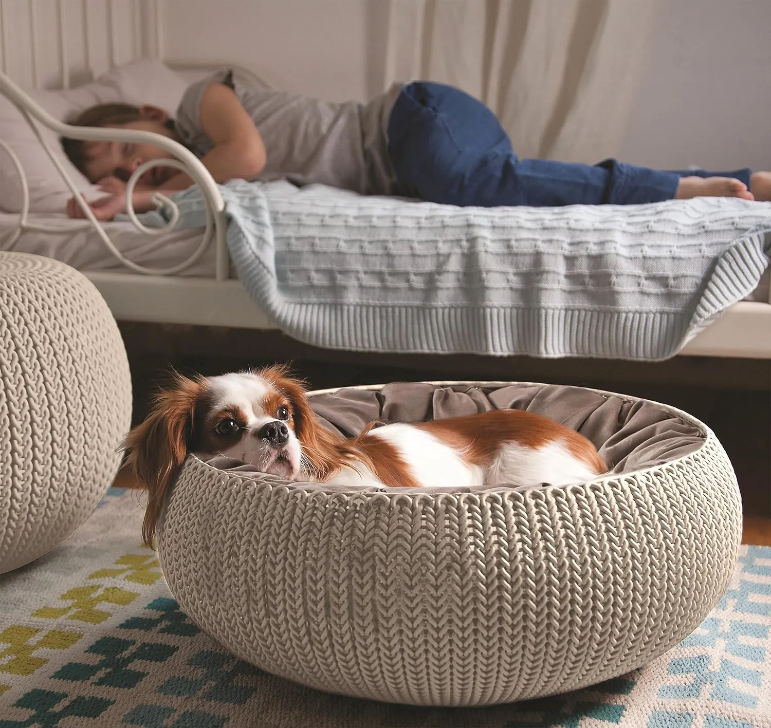 Curver Cozy Pet Bed (Beige)