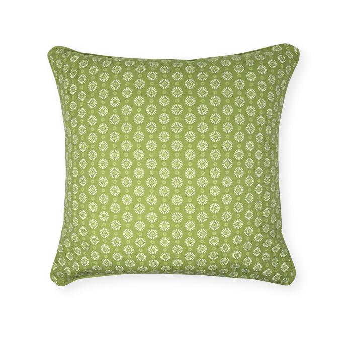 Cushion Cover - Geo Lime