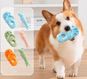 Dog bite-resistant teething slippers for small and medium-sized dogs Golden Retriever training interactive pet teething toys