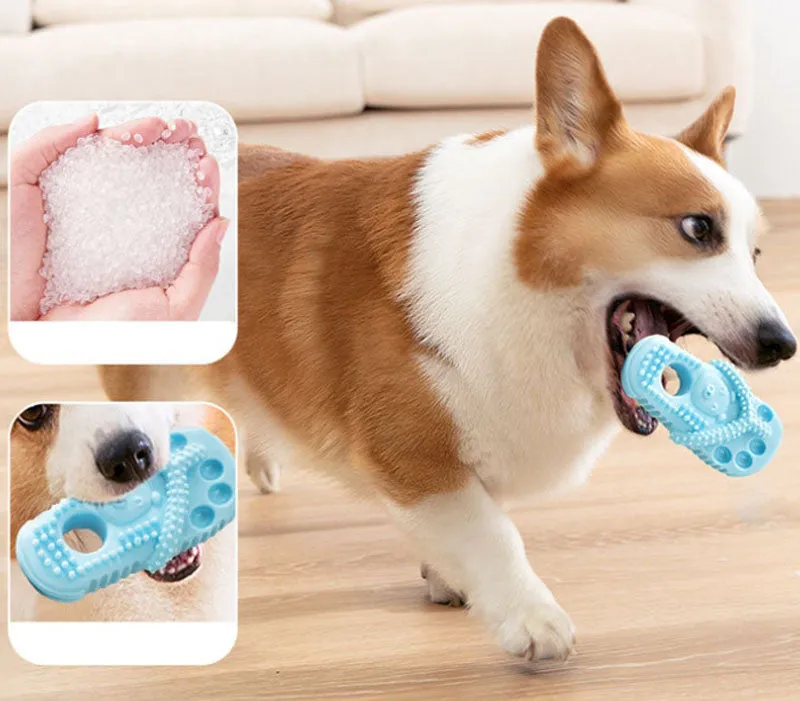 Dog bite-resistant teething slippers for small and medium-sized dogs Golden Retriever training interactive pet teething toys