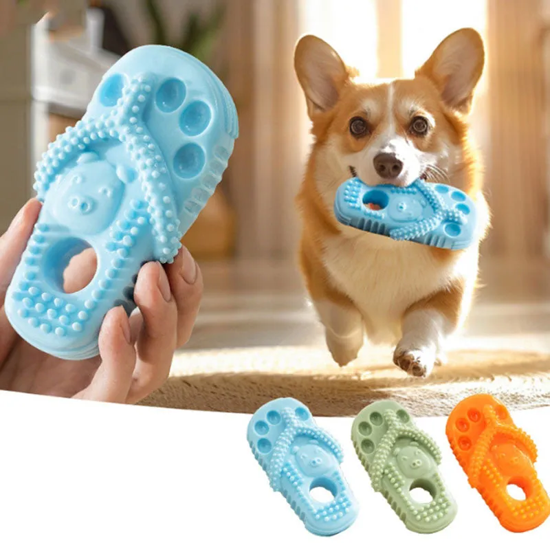 Dog bite-resistant teething slippers for small and medium-sized dogs Golden Retriever training interactive pet teething toys