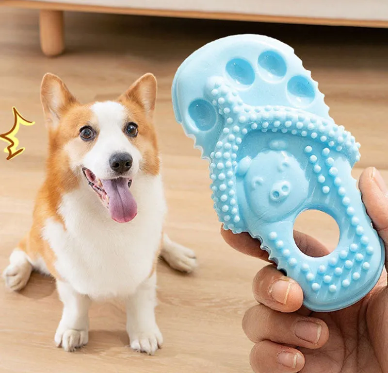 Dog bite-resistant teething slippers for small and medium-sized dogs Golden Retriever training interactive pet teething toys