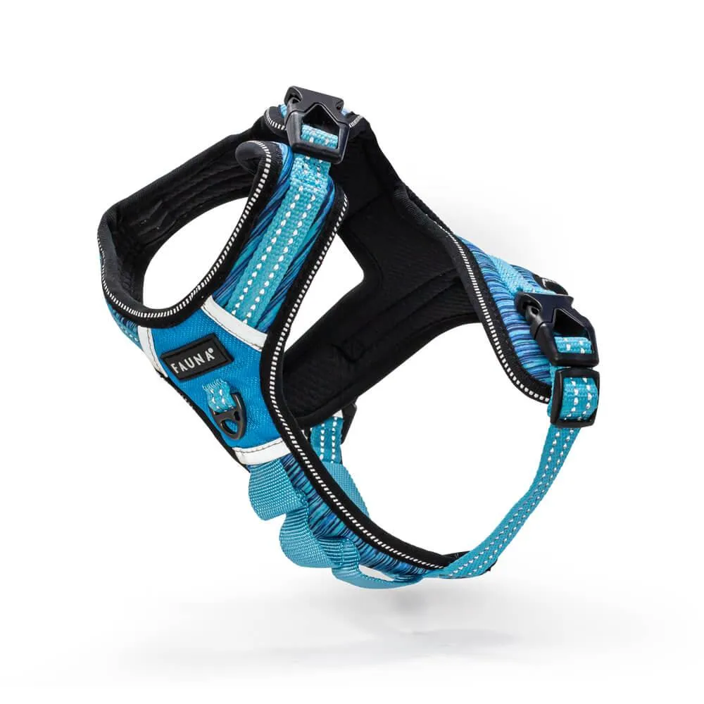 Fauna® Comfort Luxury Blue Dog Harness - S/M/L