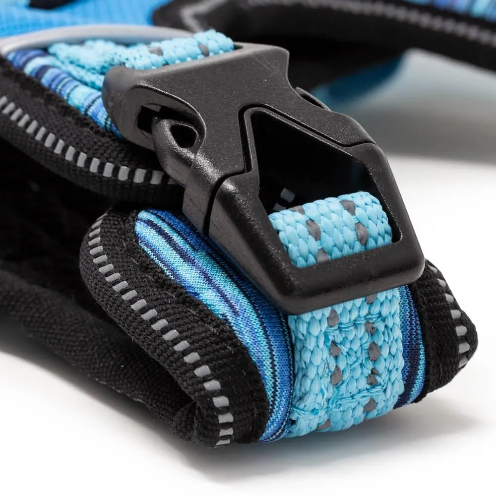 Fauna® Comfort Luxury Blue Dog Harness - S/M/L