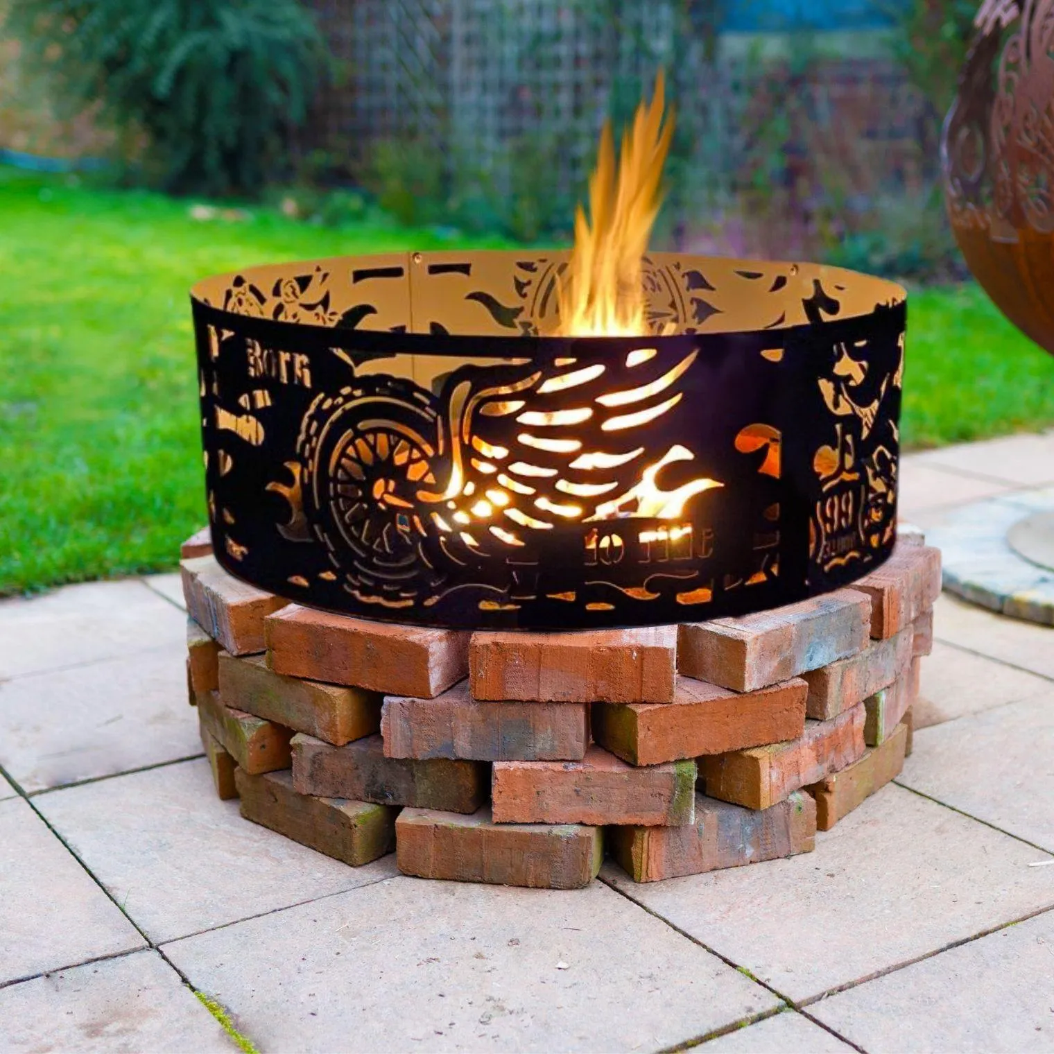 Fire Pit Ring Born To Ride