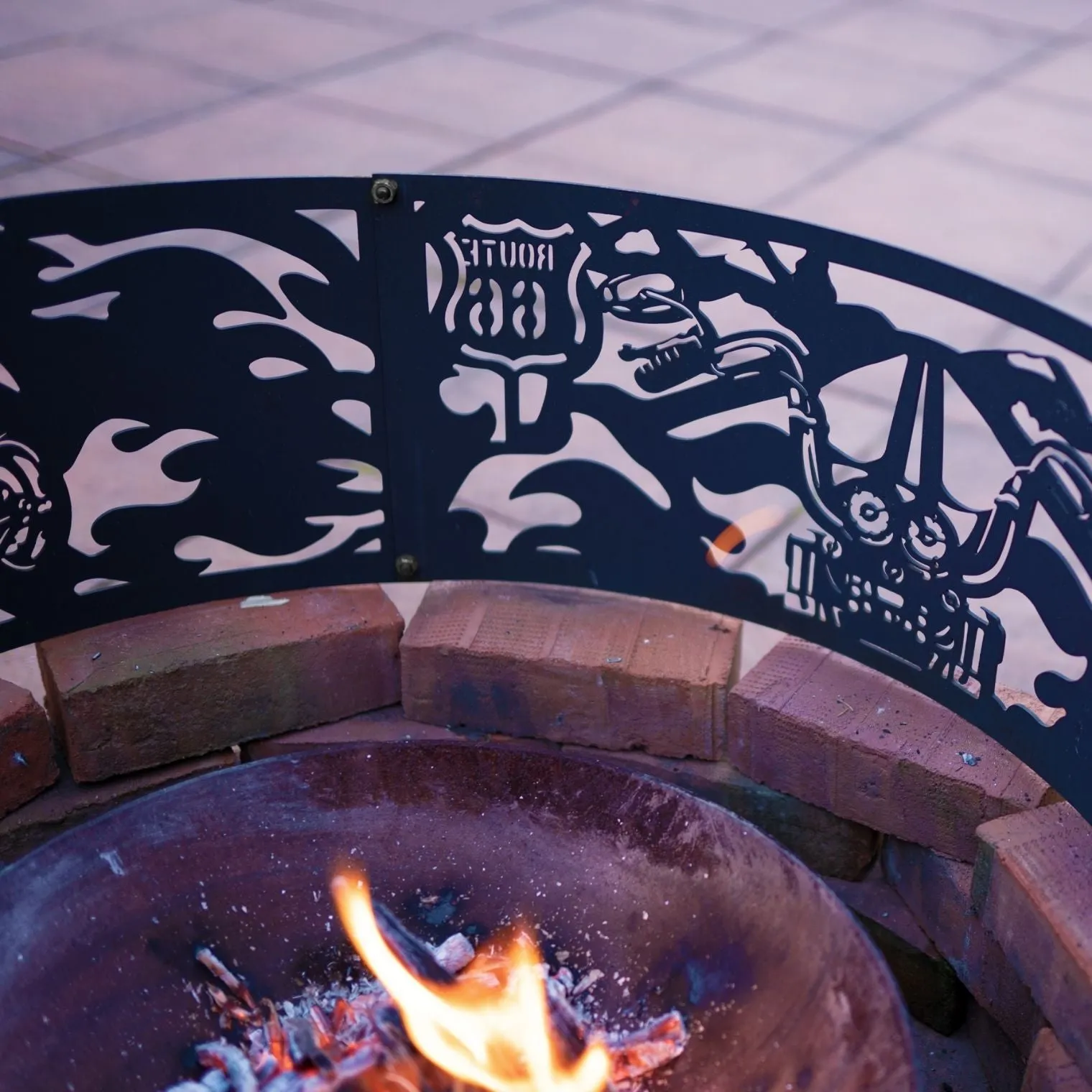 Fire Pit Ring Born To Ride