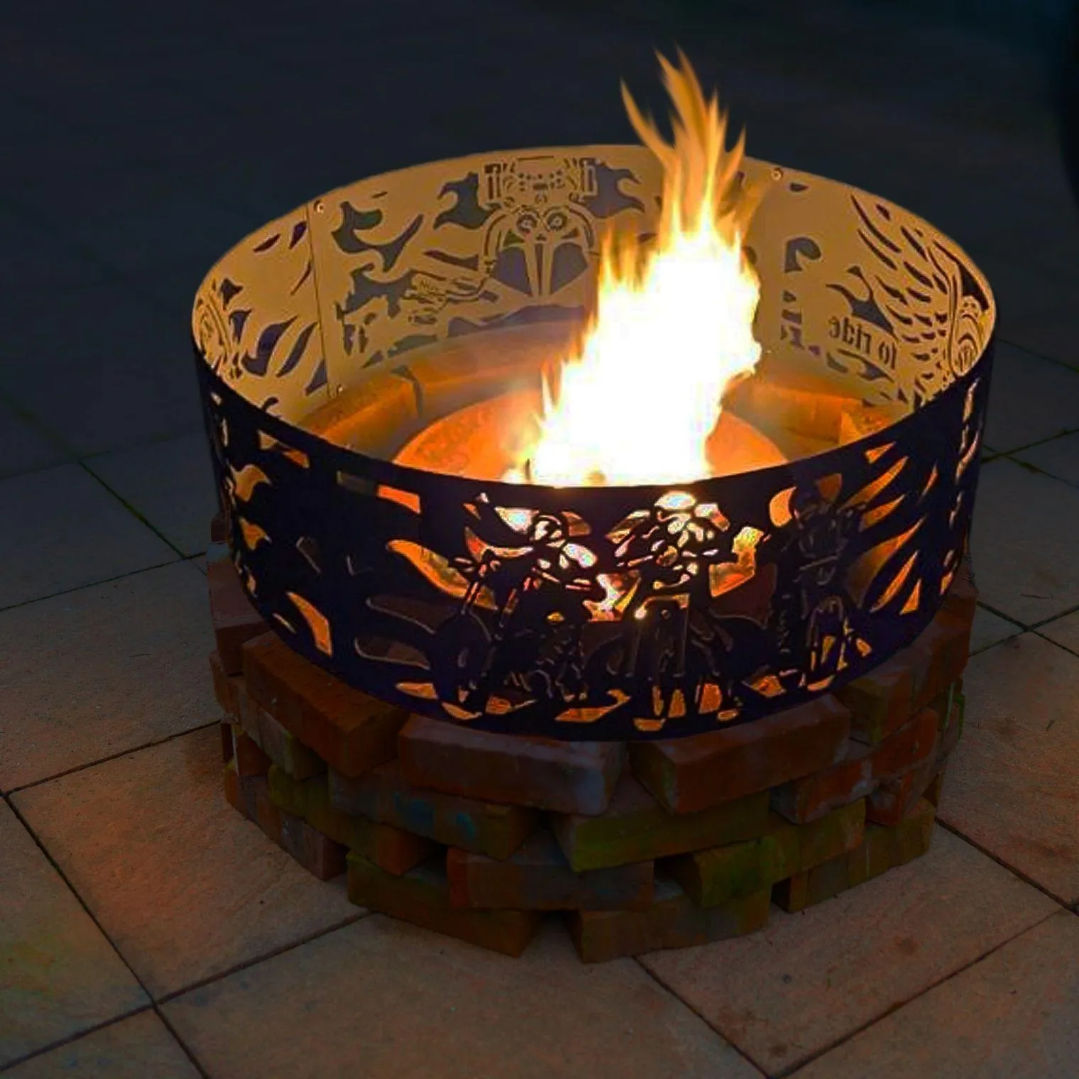 Fire Pit Ring Born To Ride