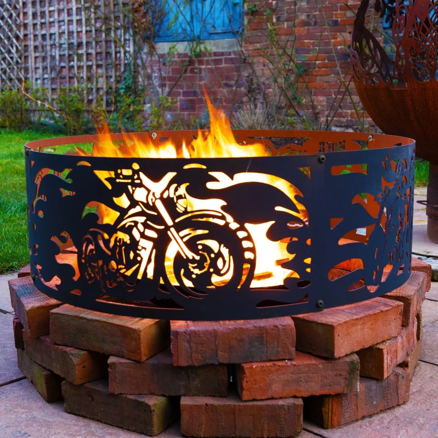 Fire Pit Ring Born To Ride