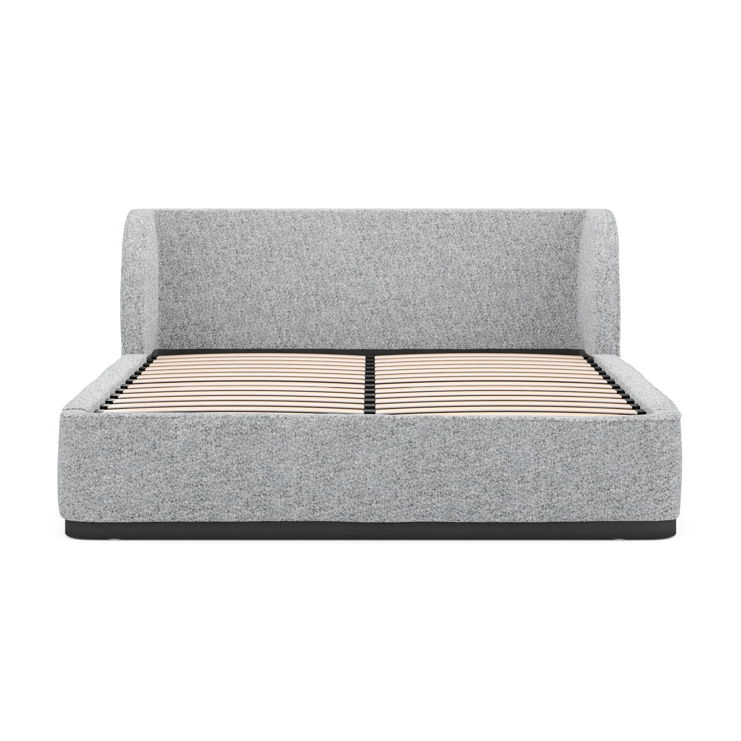 Jamar BD8091-MI King Bed Frame - Dusty Pepper Boucle