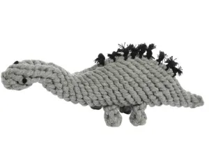 JAX & BONES | Stew the Stegosaurs Rope Toy in Grey