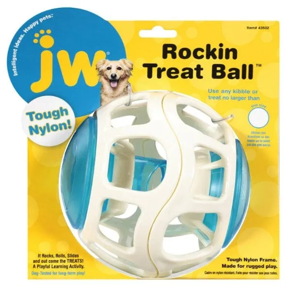 JW Rockin Treat Ball Dog Toy