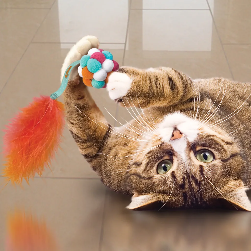 Kong Active Bubble Ball Cat Toy (Assorted Colors)