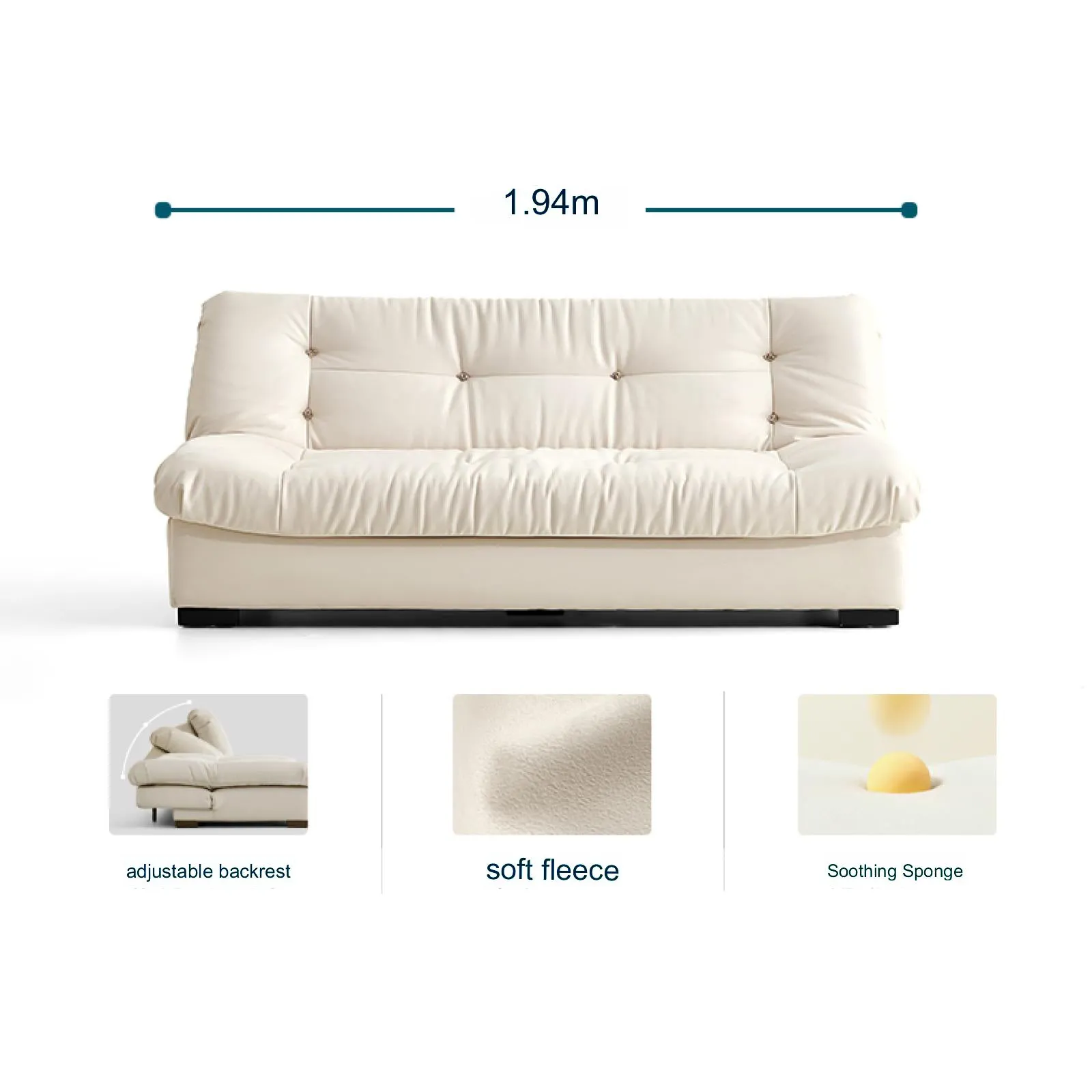 LAURA Comfy Sofa Bed