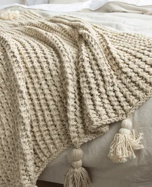 Lawrence Chunky Throw Natural