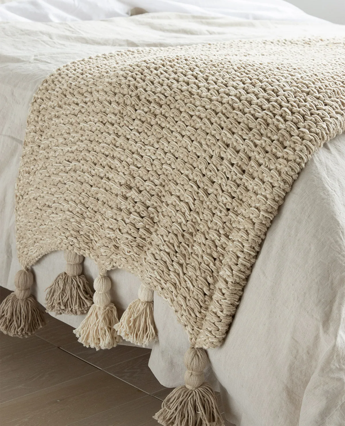 Lawrence Chunky Throw Natural