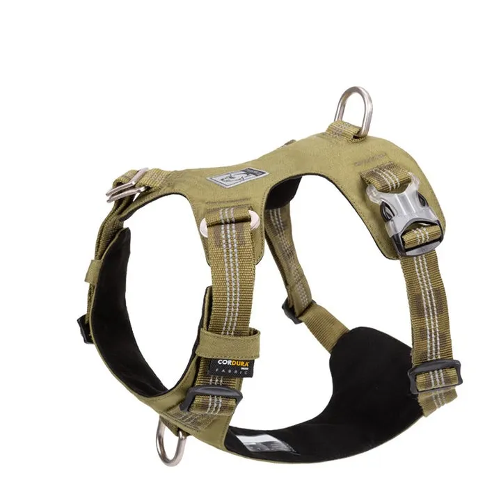 Lightweight 3M reflective Harness Army Green M For Dogs