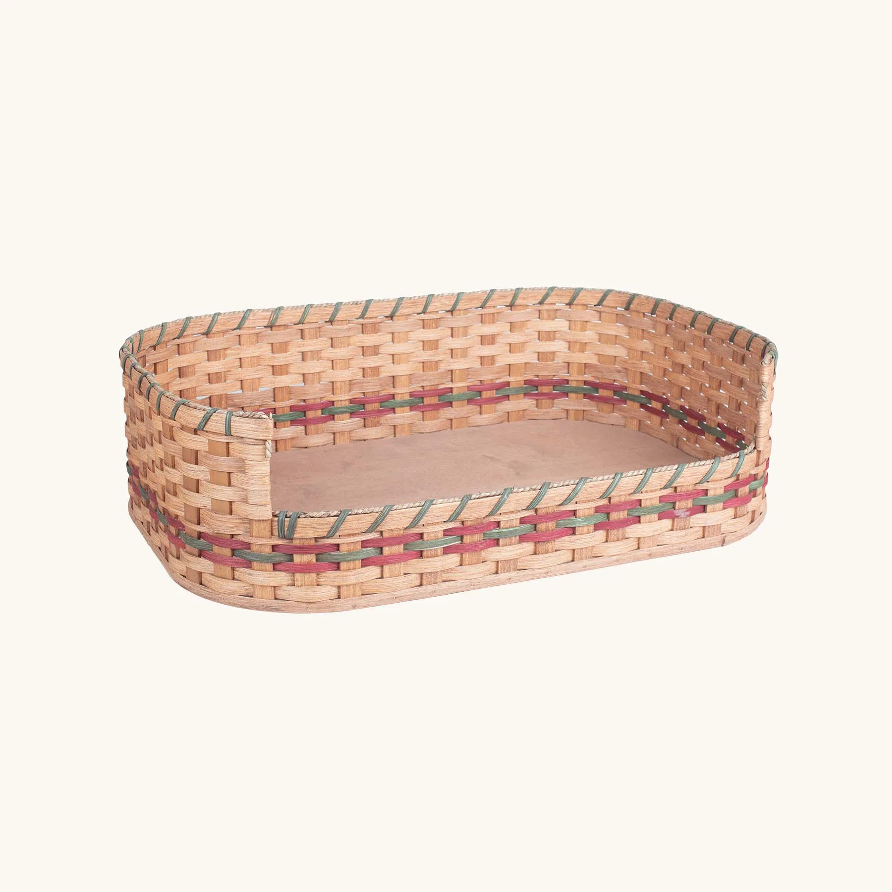 Medium Wicker Dog Bed | Amish Woven Pet Bed Basket