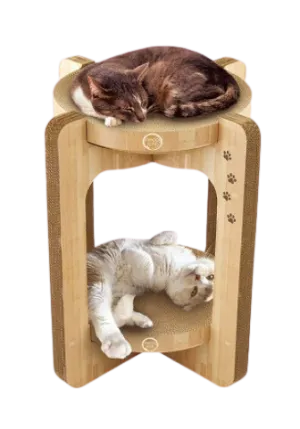 Necoichi Cozy Cat Scratcher Tower