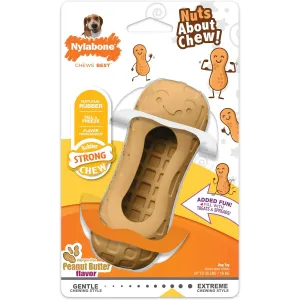 Nylabone Strong Chew Fillable Peanut Dog Toy