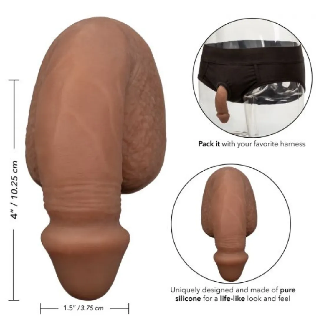 Packer Gear 4" Silicone Packing Penis