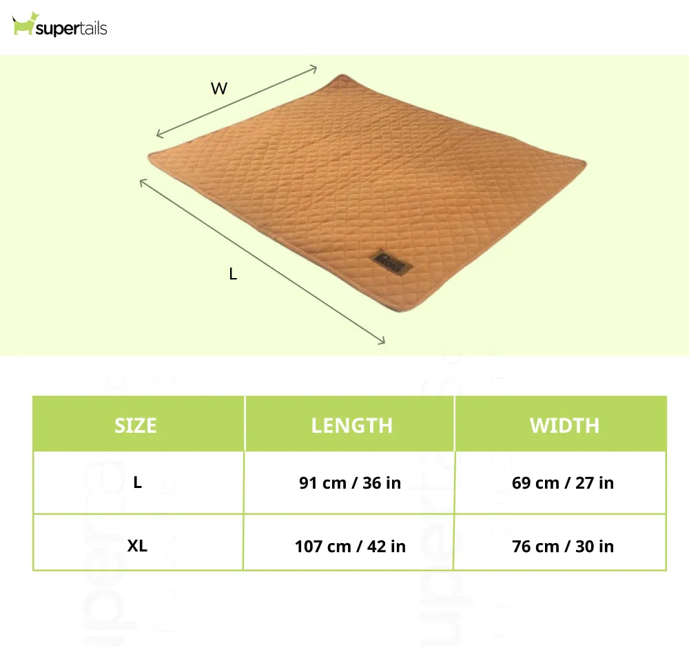 Petter World Multipurpose Breathable Summer Mat for Dogs (Earthy Brown)