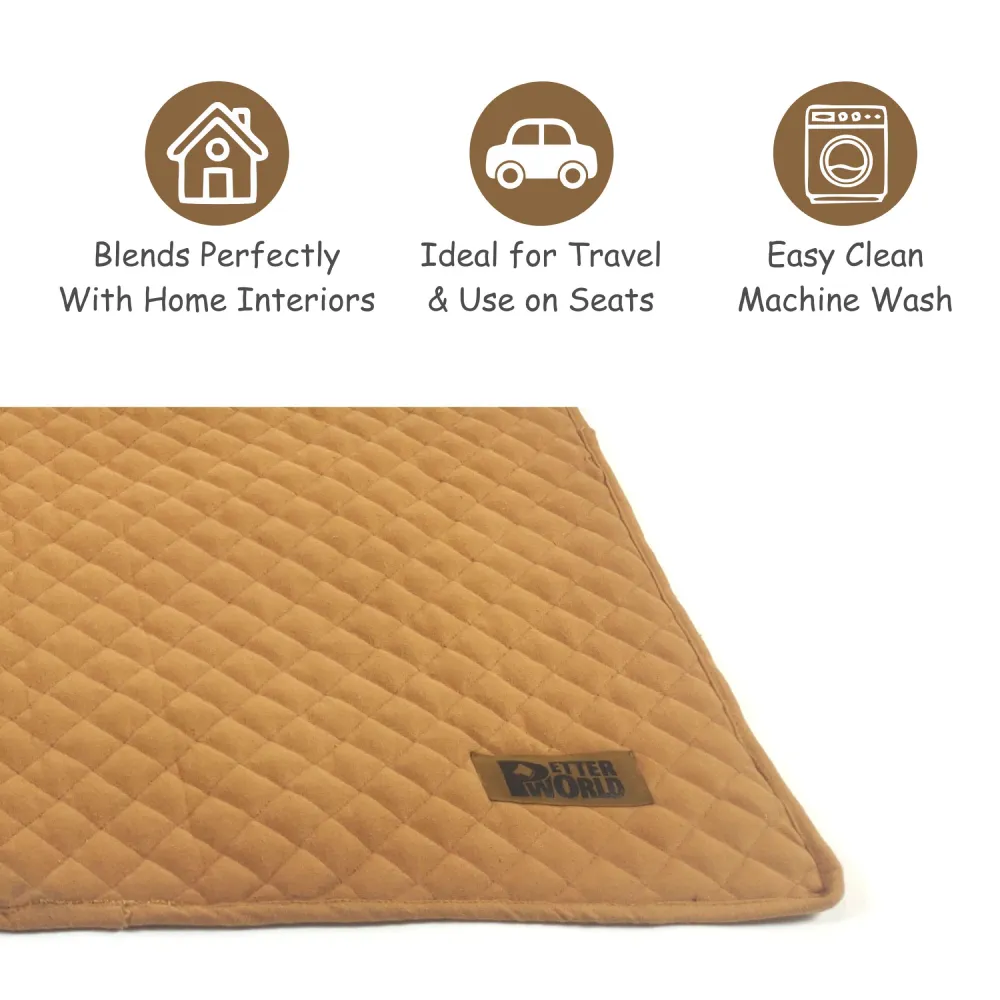 Petter World Multipurpose Breathable Summer Mat for Dogs (Earthy Brown)