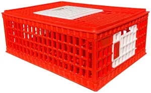 Poultry Carrier Crate 29" L x 22" W x 12" H for Chickens