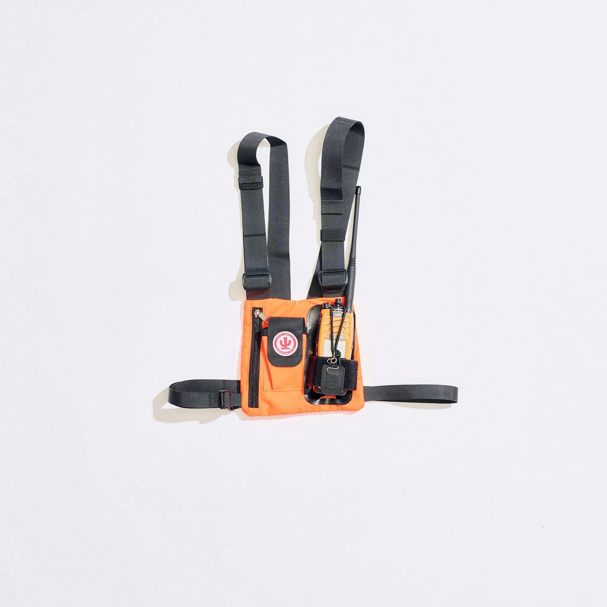 Radio Harness Hi Vis 4-Way with Pouch